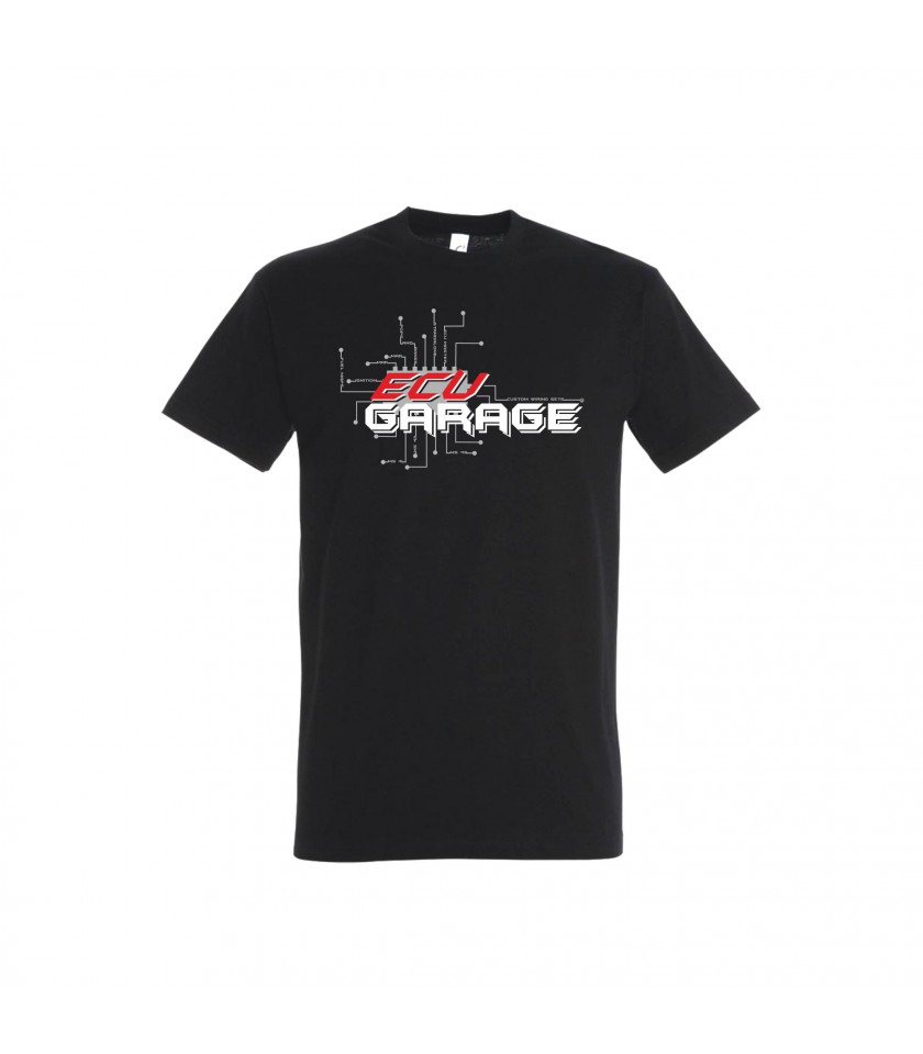 Tričko ECU Garage – černé
