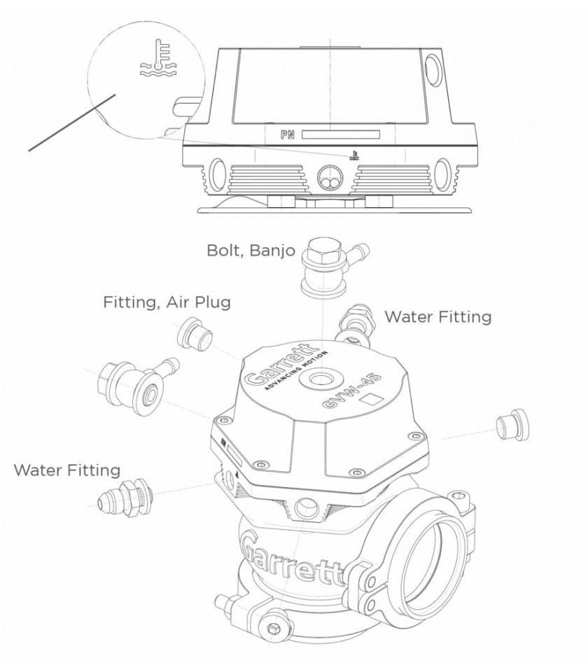 Wastegate Garrett 45mm